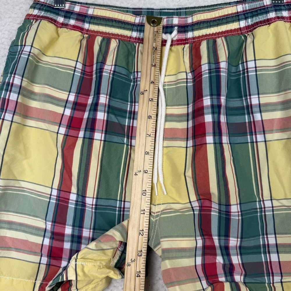 Polo Ralph Lauren Swim Trunks Mens XL Plaid Drawstring Mesh‎ Lined Bathing Suit - Picture 5 of 7
